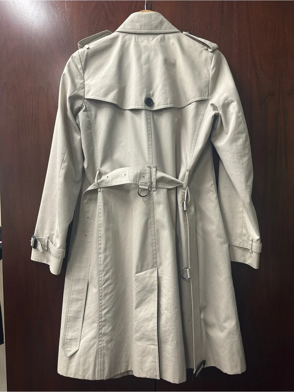 2011 Burberry Nova Check Trench Coat Small 4 Made in England - Picture 7 of 7